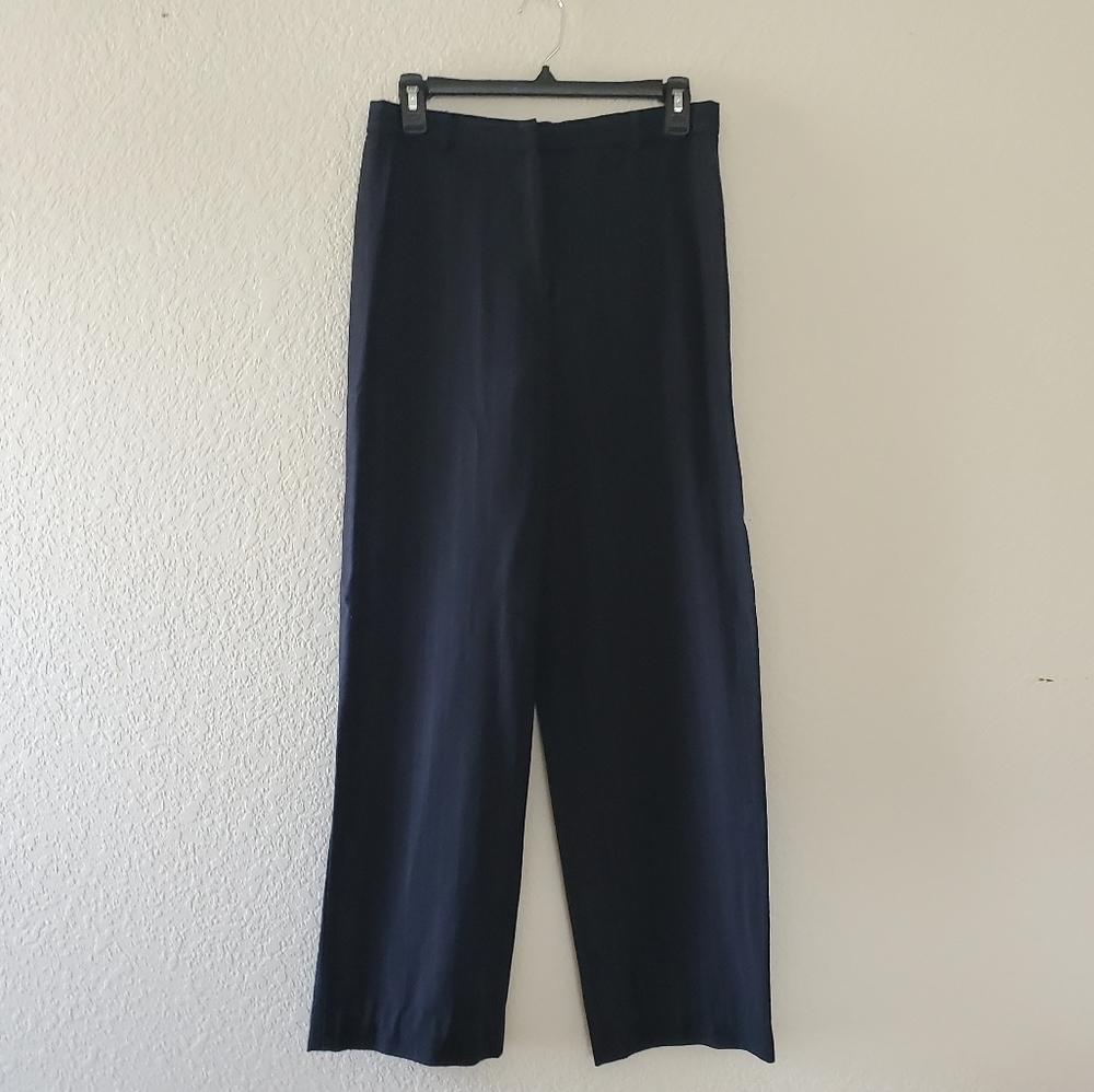 94% Wool Dark Grey Pinstripe Pants